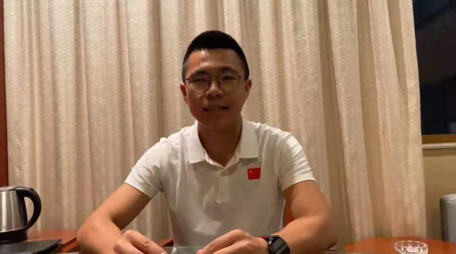 港澳臺(tái)海外青年代表董世豪寄語建黨百年（視頻）