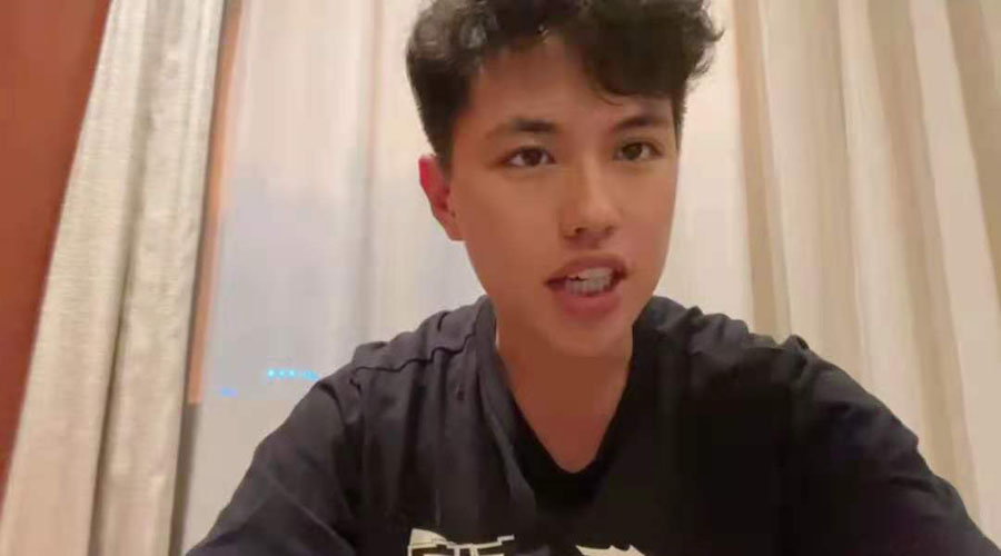 港澳臺(tái)海外青年代表林博文寄語建黨百年（視頻）